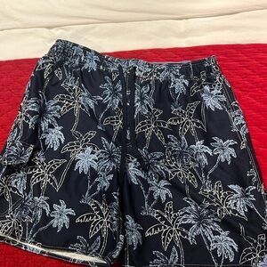 Newport blue XL men’s swim trunks, mesh inlay
